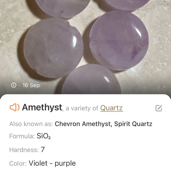 2/$20, Natural Violet Amethyst Bracelet, Genuine Gemstone + Copper Link - Picture 8 of 9